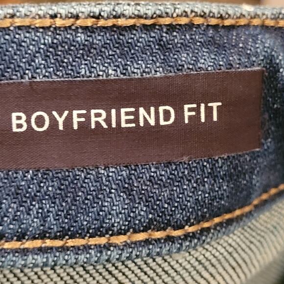 Judy Blue Womens Boyfriend Fit Distressed Denim Blue Jeans Size 32 - Picture 7 of 12